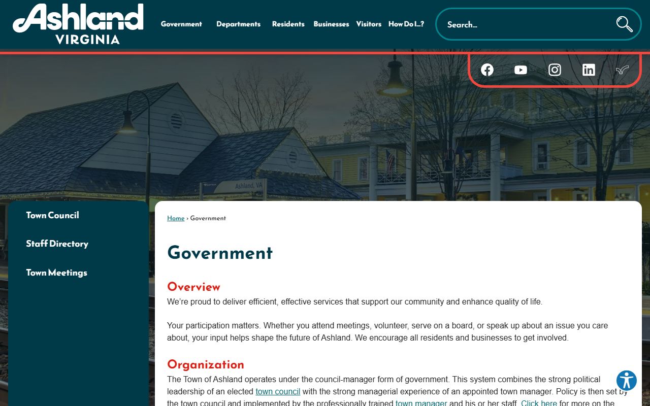Ashland phone directory screenshot