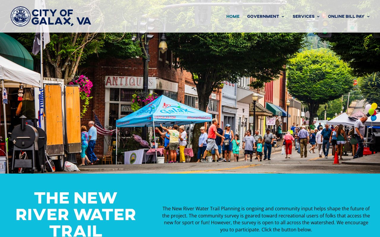 City of Galax Virginia government homepage