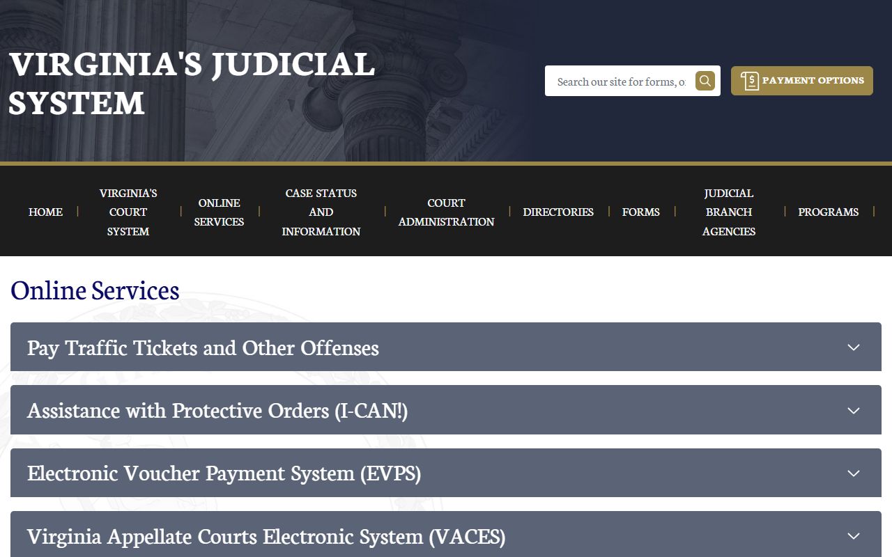 Virginia phone directory court online portal