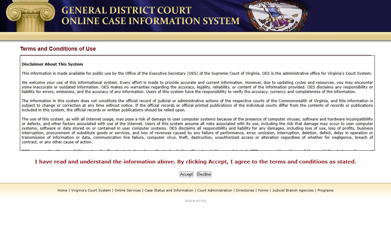 Virginia phone directory general district court lookup